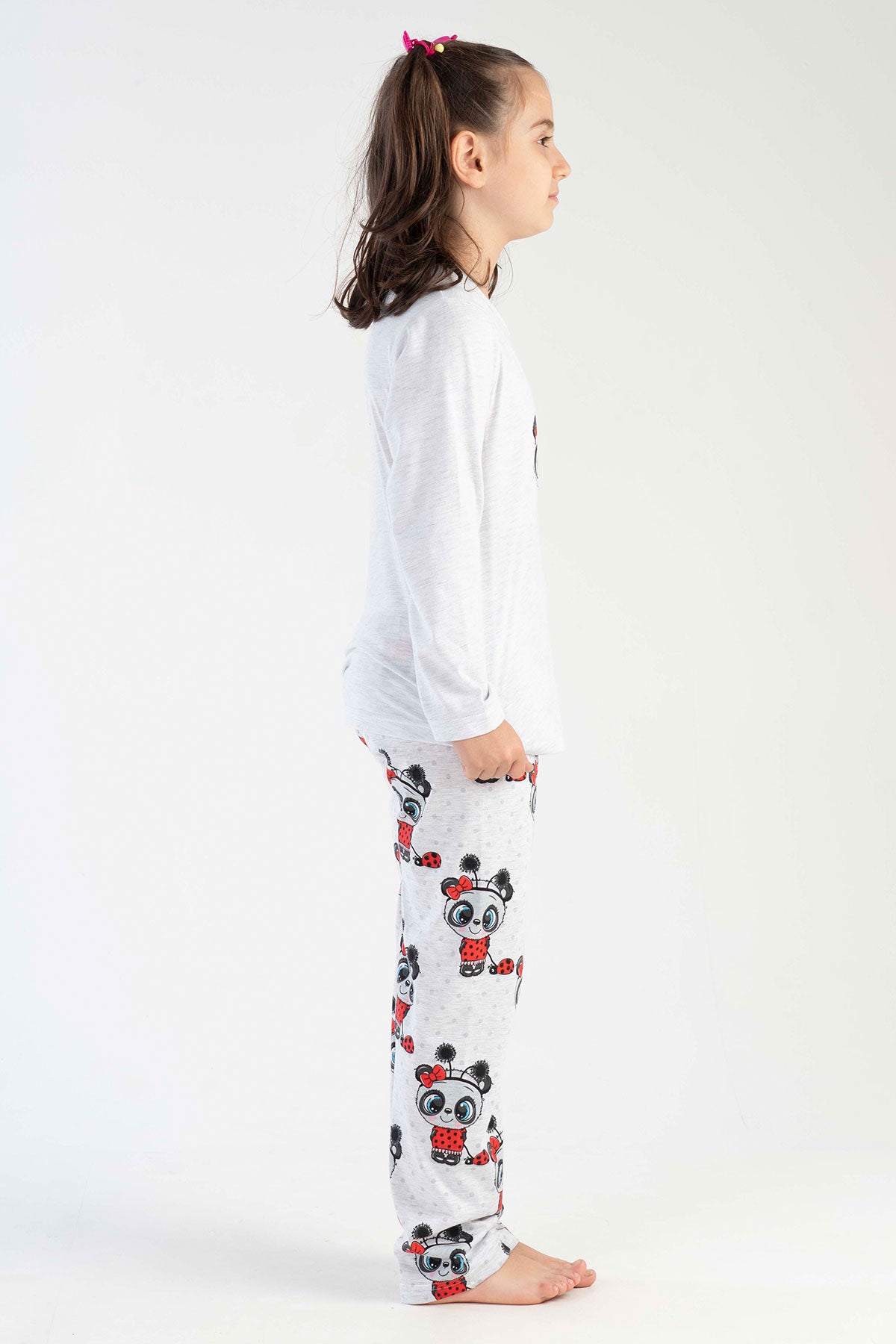 KIZ COCUK P.SUPREM O YAKA UZUN KOL ETEGI OVAL PIJAMA TAKIM(9-10/15-16) 303247