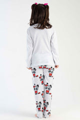 KIZ COCUK P.SUPREM O YAKA UZUN KOL ETEGI OVAL PIJAMA TAKIM(9-10/15-16) 303247