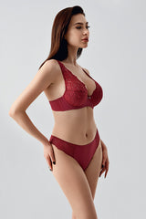 4156- B Cup Desteksiz Sütyen Külot Takım (2 Li Askılı Pk)