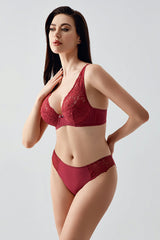 4156- B Cup Desteksiz Sütyen Külot Takım (2 Li Askılı Pk)