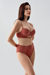 4159- B Cup Desteksiz Sütyen Külot Takım (2 Li Askılı Pk)
