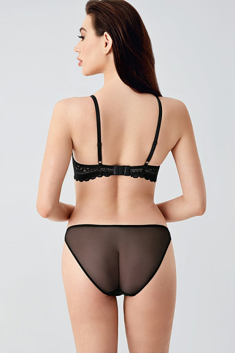 4160- B Cup Destekli Sütyen Külot Takım (2 Li Askılı Pk)