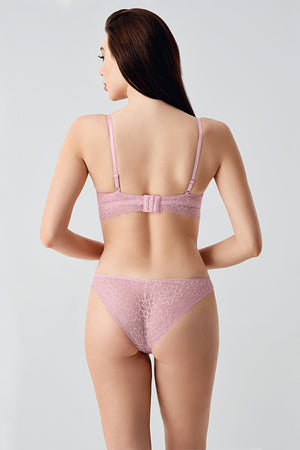 4162- B Cup Desteksiz Sütyen Külot Takım (2 Li Askılı Pk)