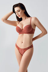 4167- B Cup Destekli Sütyen Külot Takım (2 Li Askılı Pk)