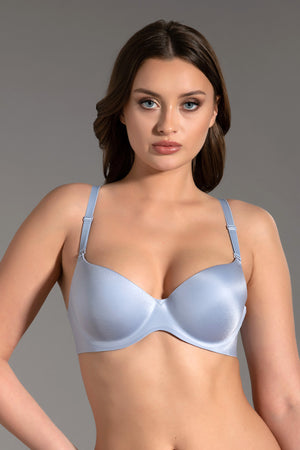 6040-Desteksiz B Cup Lazer Kesim Sütyen (Lotlu)