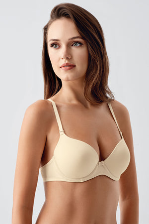 7010-Desteksiz B Cup Basic Sütyen (2 Li Askılı Pk)