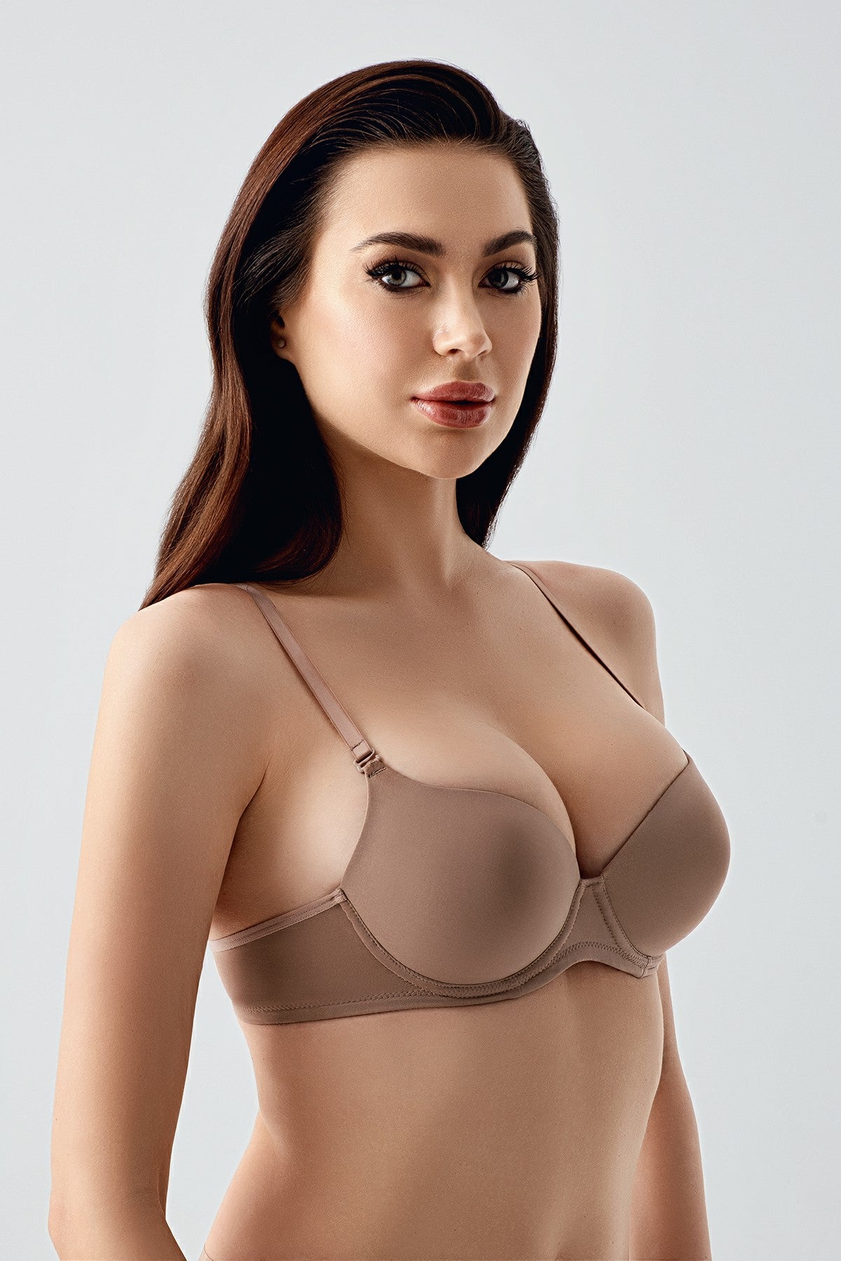 7010-Desteksiz B Cup Basic Sütyen (2 Li Askılı Pk)