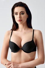 7036-Çift Destekli B Cup Desenli Sütyen (2 Li Askılı Pk)