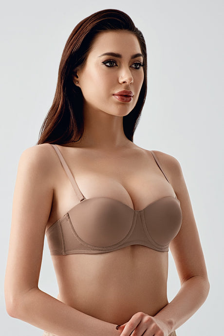 7050-Desteksiz B Cup Basic Sütyen (2 Li Askılı Pk)