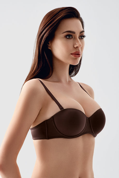 7050-Desteksiz B Cup Basic Sütyen (2 Li Askılı Pk)