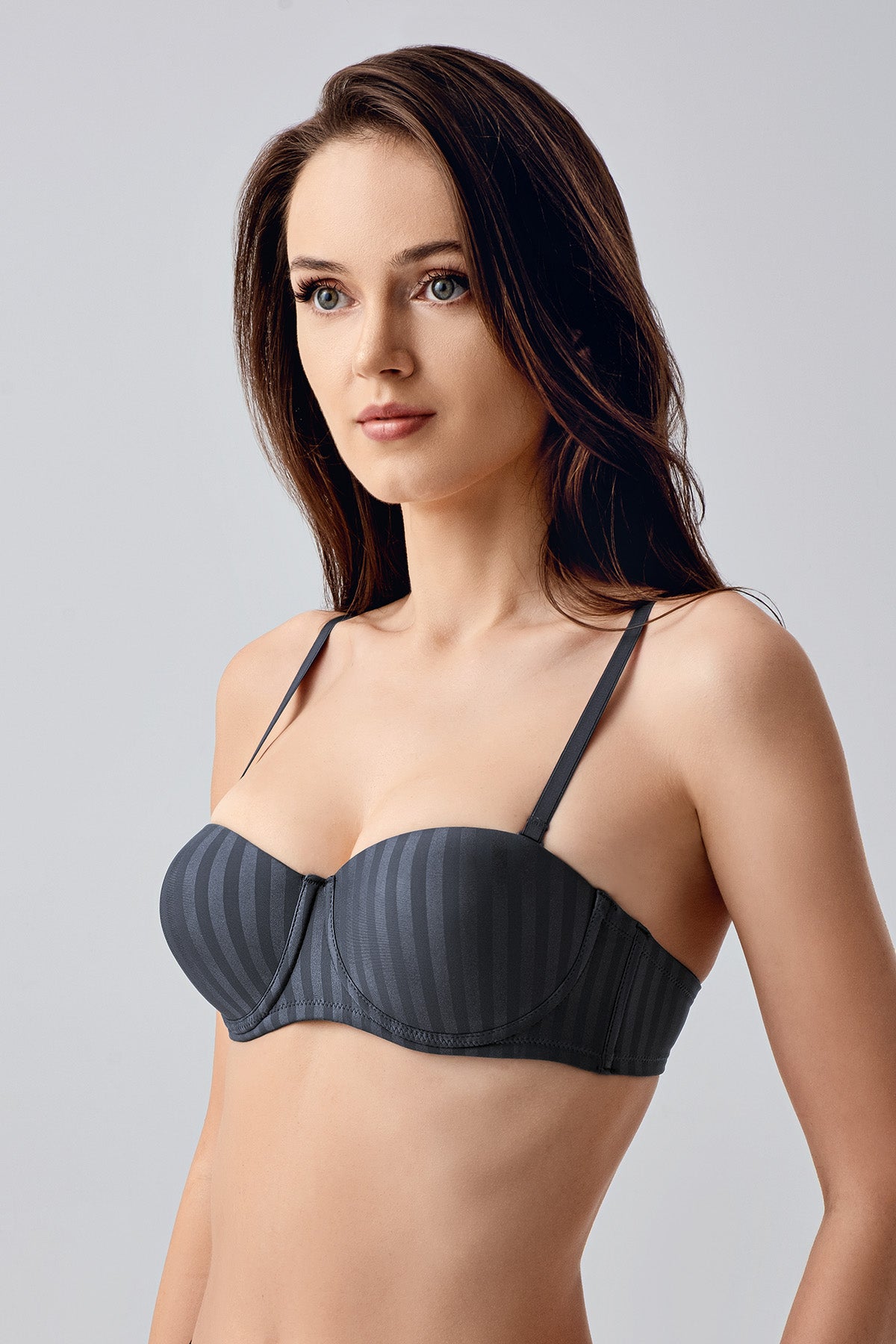 7056-Destekli B Cup Desenli Sütyen (2 Li Askılı Pk)