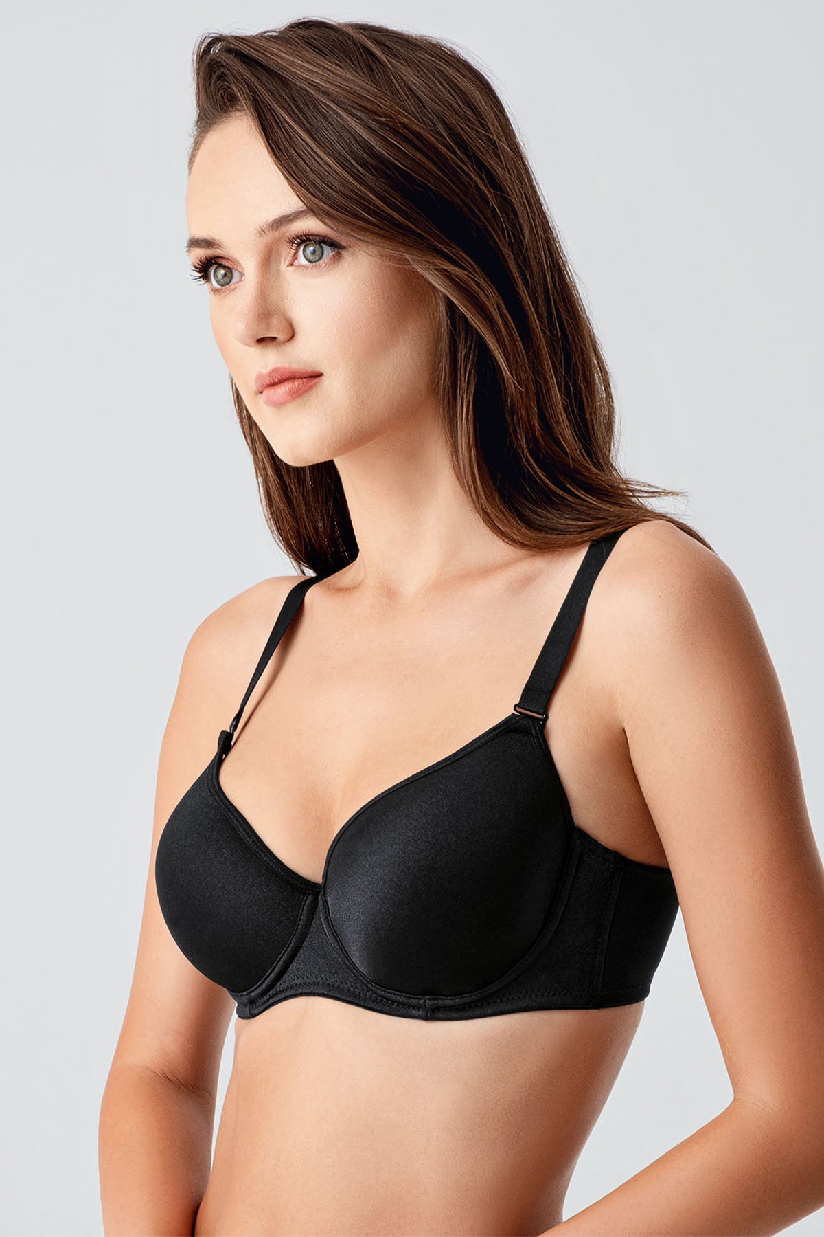 7900-Desteksiz B Cup Big Size Sütyen (2 Li Askılı Pk)