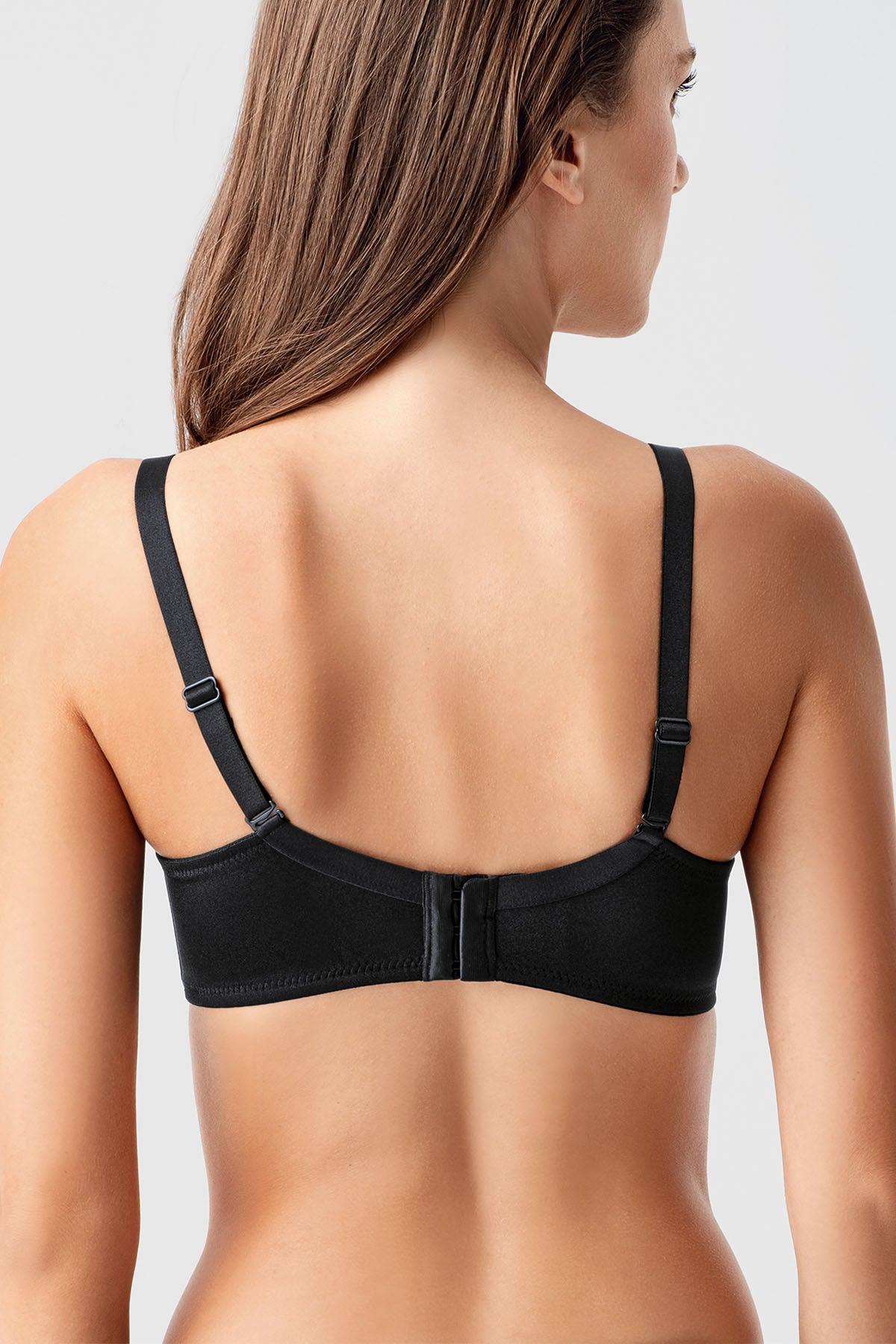 7900-Desteksiz B Cup Big Size Sütyen (2 Li Askılı Pk)