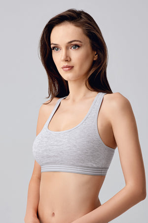 8135-Desteksiz B Cup First Bra Sütyen (2 Li Askılı Pk)