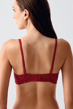8355-Destekli B Cup Dantelli Sütyen (2 Li Askılı Pk)