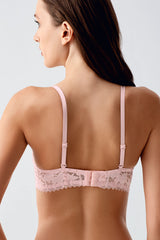 8370-Desteksiz B Cup Dantelli Sütyen (2 Li Askılı Pk)