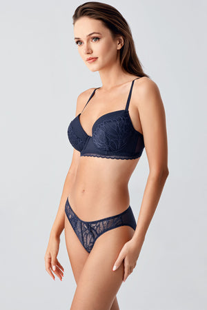 4165- C Cup Desteksiz Sütyen Külot Takım (2 Li Askılı Pk)