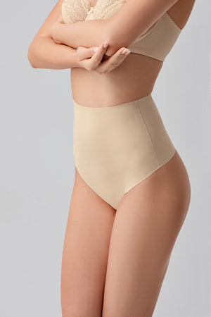 9206 - Yuksek Bel String Lazer Kesim Külot