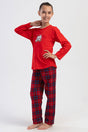 KIZ COCUK P.SUPREM O YAKA UZUN KOL ETEGI OVAL PIJAMA TAKIM(7-8/13-14) 403211