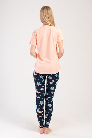 KADIN LYC SUPREM O YAKA KISA KOL ETEGI OVAL MANSETLI TAYT PIJAMA TAKIM 403276