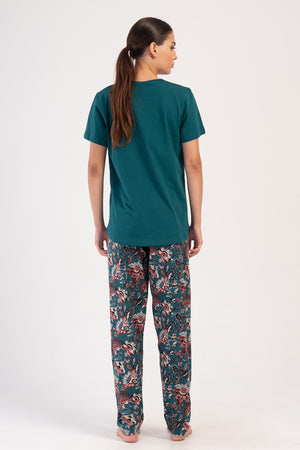 KADIN P.SUPREM BATTAL XXL O YAKA KISA KOL ETEGI OVAL PIJAMA TAKIM 405076