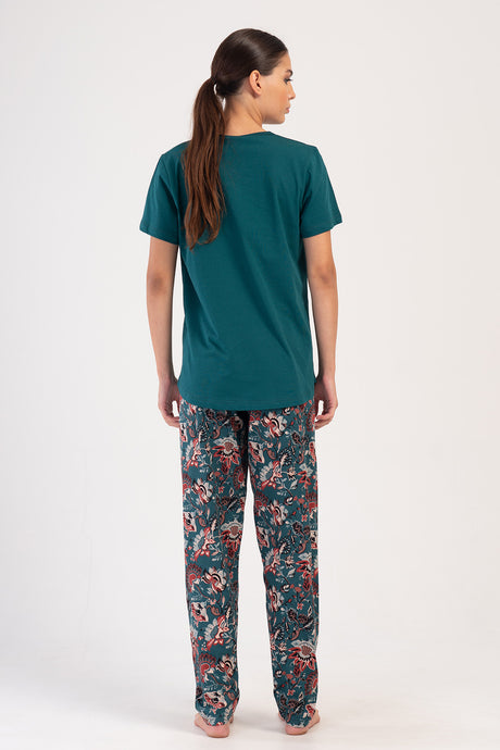 KADIN P.SUPREM BATTAL XXL O YAKA KISA KOL ETEGI OVAL PIJAMA TAKIM 405076