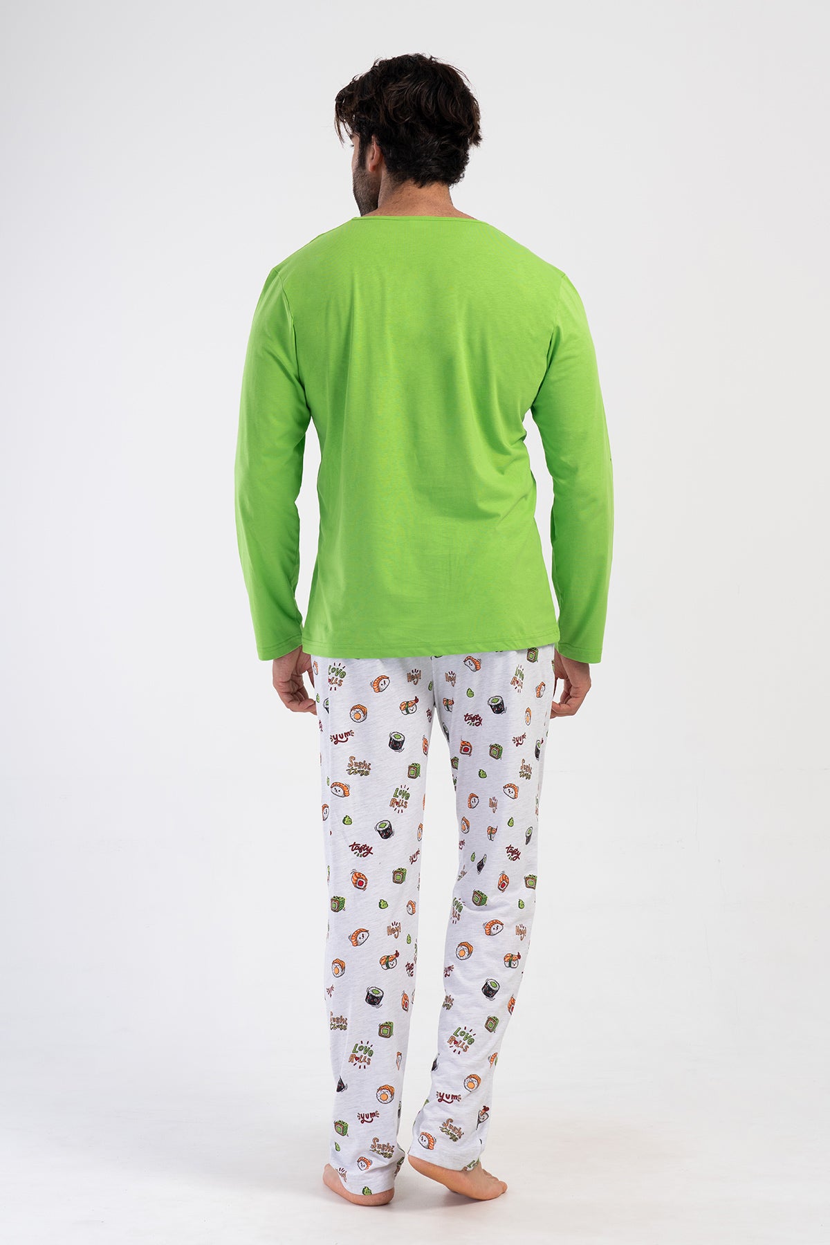 CEPLI ERKEK P.SUPREM O YAKA UZUN KOL PIJAMA TAKIM 405196