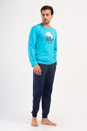CEPLI ERKEK P.SUPREM XXL O YAKA UZUN KOL MANSETLI PIJAMA TAKIM 405199