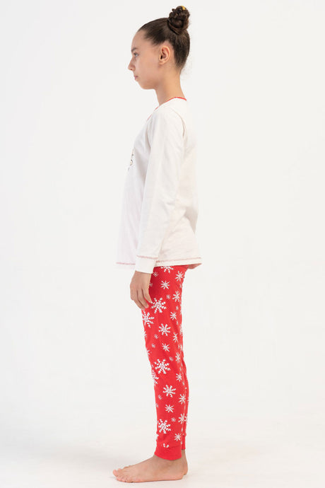KIZ COCUK LYC SUPREM O YAKA UZUN KOL MANSETLI PIJAMA TK(7-8/15-16)