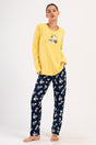 KADIN P.SUPREM O YAKA UZUN KOL ETEGI OVAL PIJAMA TAKIM 405236