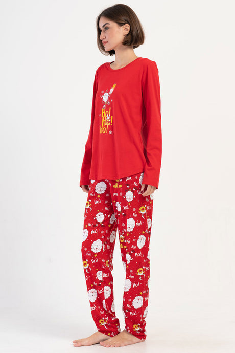 KADIN P.SUPREM XXL O YAKA UZUN KOL ETEGI OVAL PIJAMA TAKIM 405318
