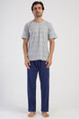 CEPLI ERKEK P.SUPREM XXL O YAKA KISA KOL PIJAMA TAKIM