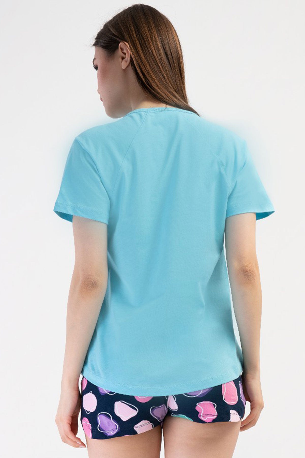 KADIN LYC SUPREM O YAKA REGLAN KISA KOL ETEGI OVAL SORT TAKIM 408251