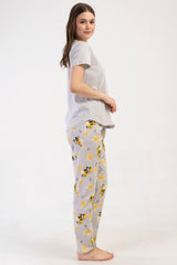 KADIN P.SUPREM O YAKA KISA KOL ETEGI OVAL PIJAMA TAKIM