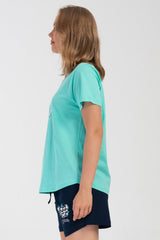 KADIN P.SUPREM XXL O YAKA KISA KOL ETEGI OVAL SORT TAKIM