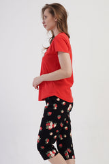 KADIN P.SUPREM O YAKA KISA KOL ETEGI OVAL KAPRI TAKIM