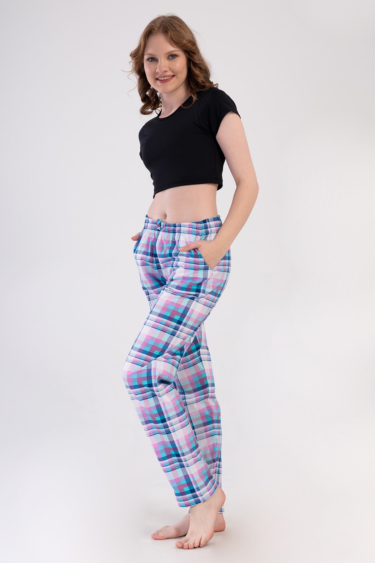 KADIN P.SUPREM CEPLI TEK ALT PIJAMA 409149