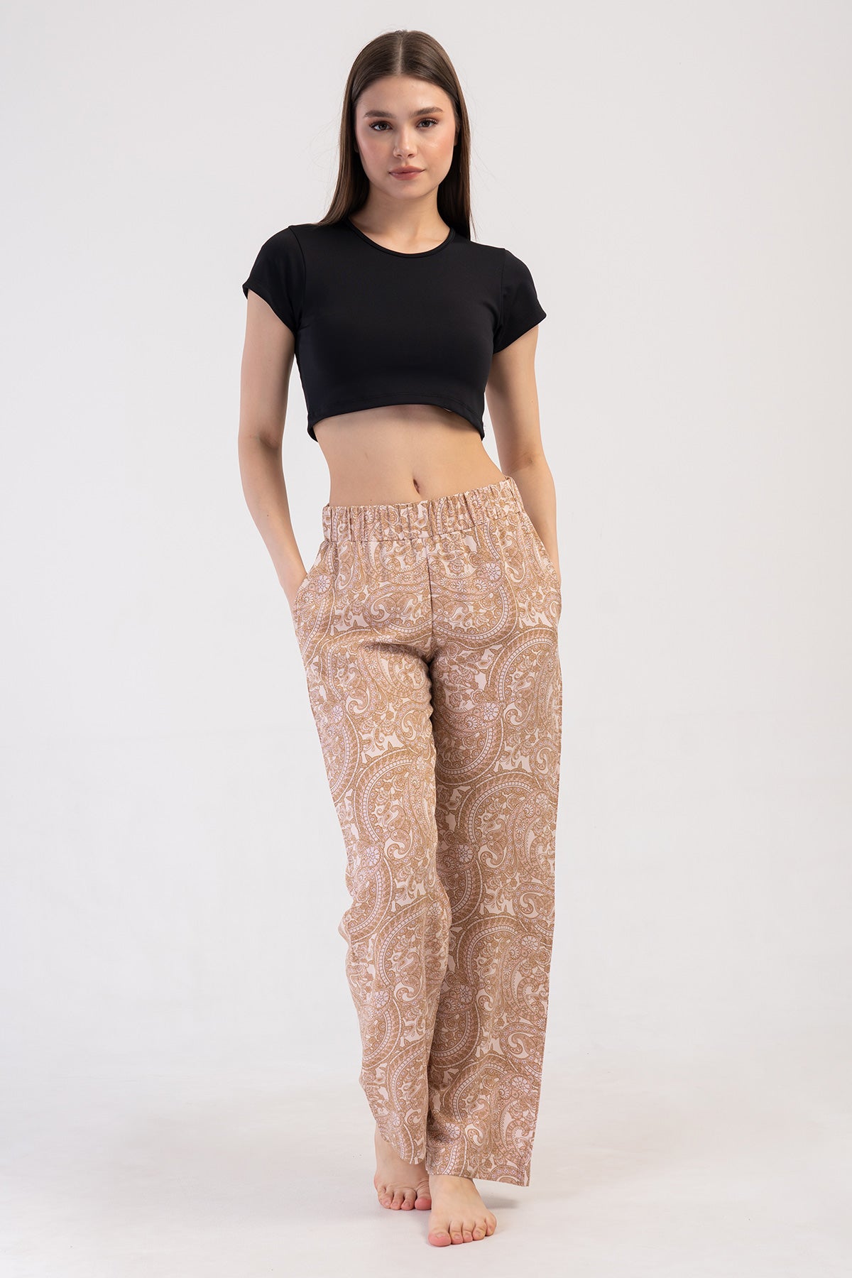 KADIN VISCON CEPLI TEK ALT PIJAMA 410054