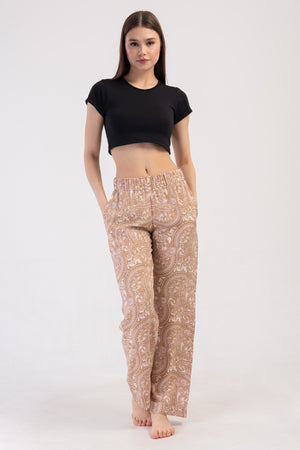 KADIN VISCON CEPLI TEK ALT PIJAMA 410054