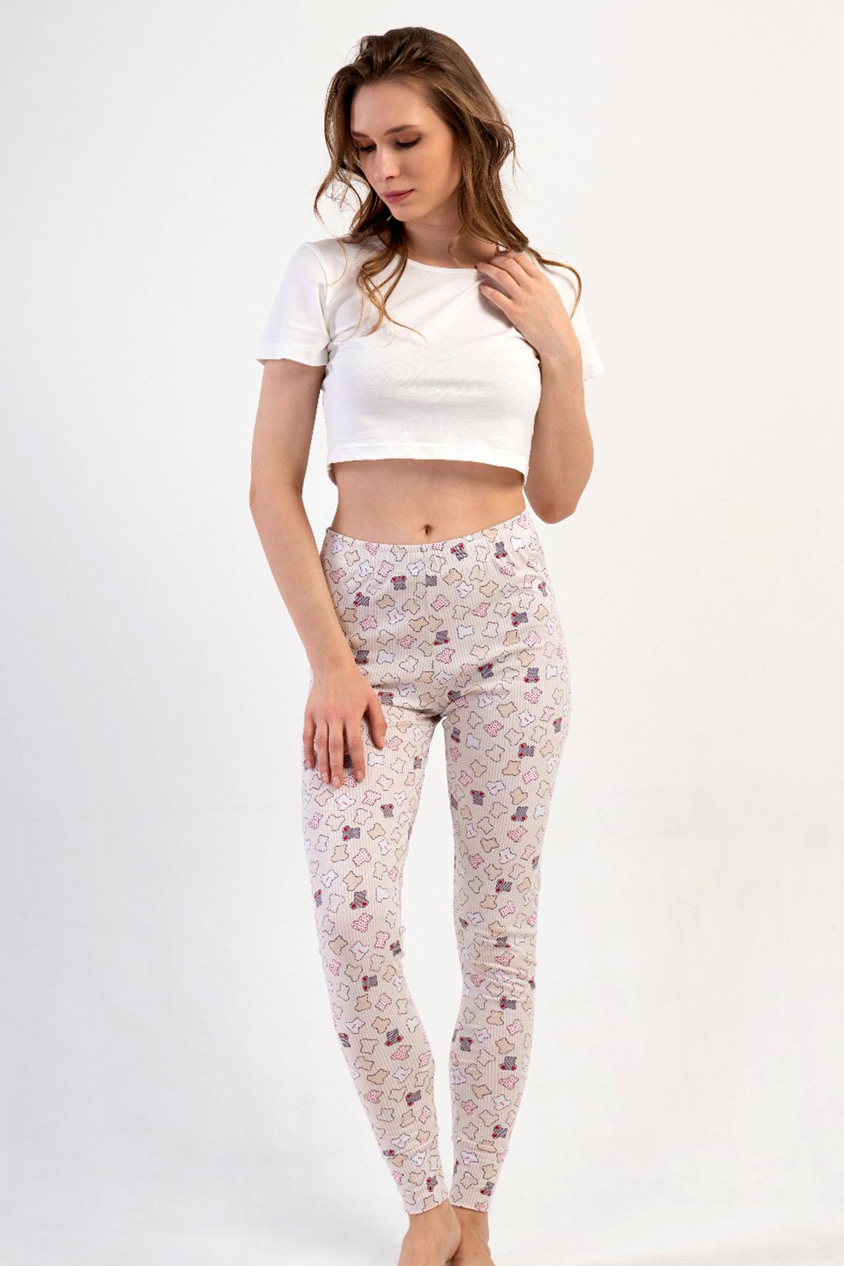 KADIN LYC SUPREM TEK ALT MANSETLI TAYT PIJAMA