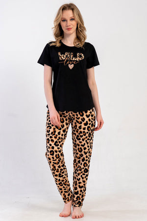 KADIN P.SUPREM BATTAL XXL O YAKA KISA KOL ETEGI OVAL PIJAMA TAKIM