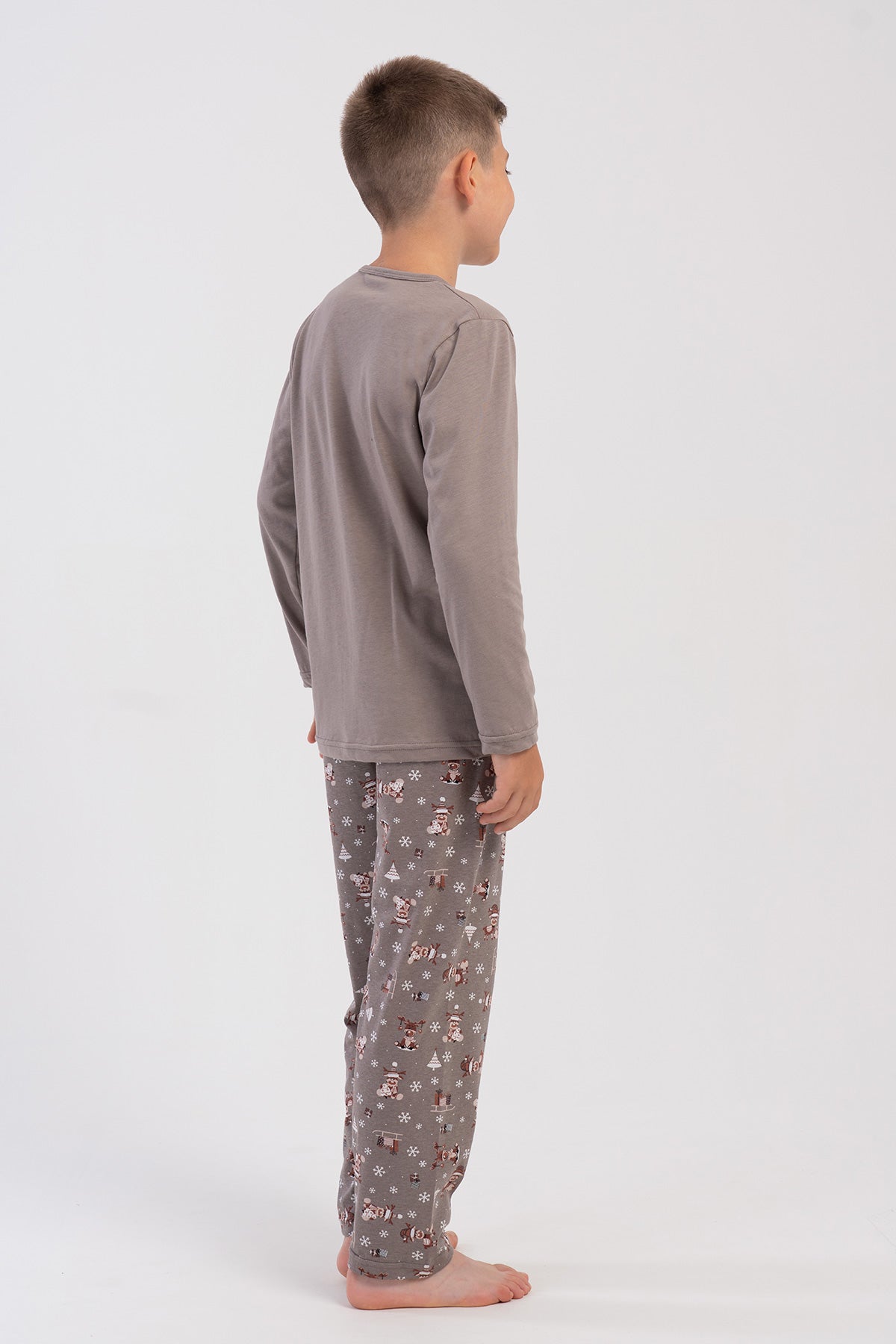 ERKEK COCUK P.SUPREM O YAKA UZUN KOL PIJAMA TAKIM(5-6/13-14) 503272