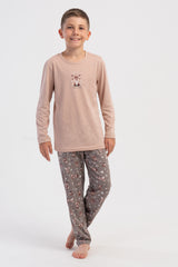 ERKEK COCUK P.SUPREM O YAKA UZUN KOL PIJAMA TAKIM(5-6/13-14) 503272