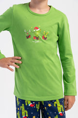 ERKEK COCUK P.SUPREM O YAKA UZUN KOL PIJAMA TAKIM(5-6/13-14) 503276
