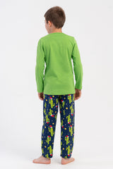 ERKEK COCUK P.SUPREM O YAKA UZUN KOL PIJAMA TAKIM(5-6/13-14) 503276