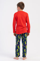 ERKEK COCUK P.SUPREM O YAKA UZUN KOL PIJAMA TAKIM(5-6/13-14) 503276