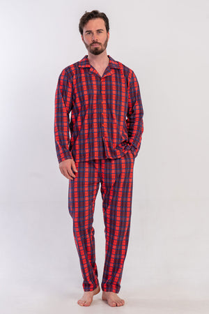 CEPLI ERKEK P.SUPREM GOMLEK YAKA TAMAMI DUGMELI UZUN KOL PIJAMA TAKIM 503286