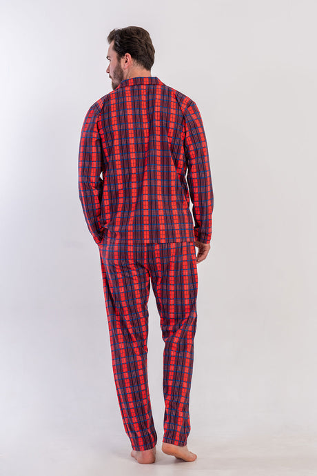CEPLI ERKEK P.SUPREM GOMLEK YAKA TAMAMI DUGMELI UZUN KOL PIJAMA TAKIM 503286