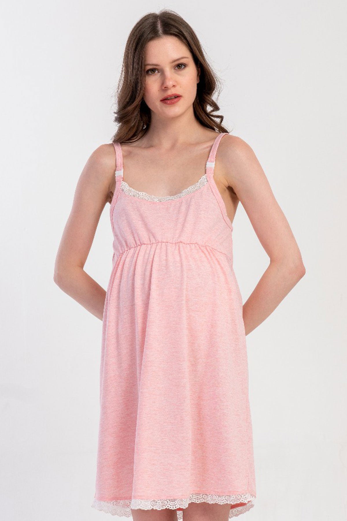 KADIN P.SUPREM IP ASKILI DANTELLI HAMILE TUNIK 503332