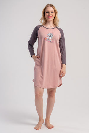 KADIN P.SUPREM 7/8 REGLAN KOL ETEGI OVAL CEPLI TUNIK